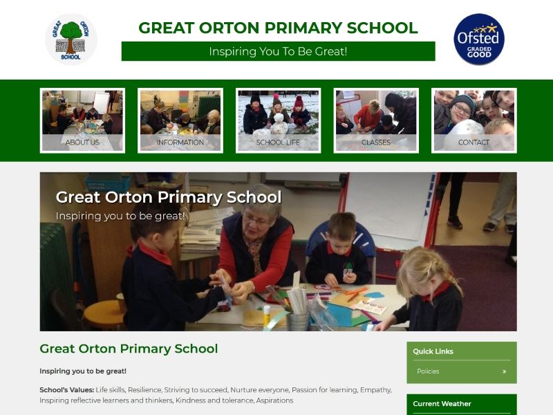 Great Orton Primary School - Primary School in Great Orton, Carlisle