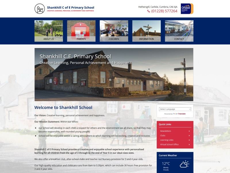 Shankhill C of E Primary School - Primary School in Shankhill, Carlisle