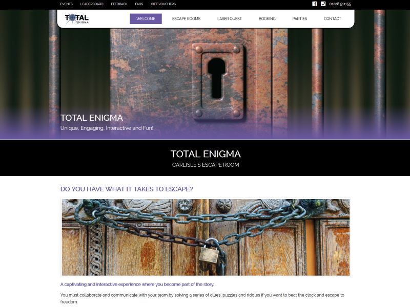 Total Enigma Ltd - Escape Rooms in Carlisle