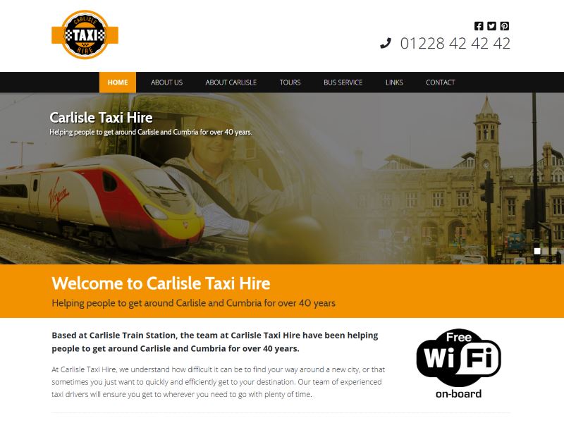 Carlisle Taxi Hire - Carlisle's Premier Taxi Service, based at Carlisle Train Station.