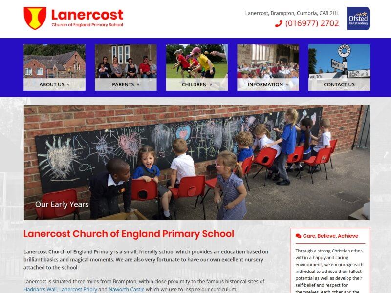 Lanercost CE Primary School - Primary School in Lanercost, Cumbria