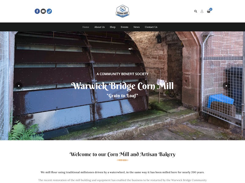 Warwick Bridge Corn Mill - Corn Mill based in Warwick Bridge