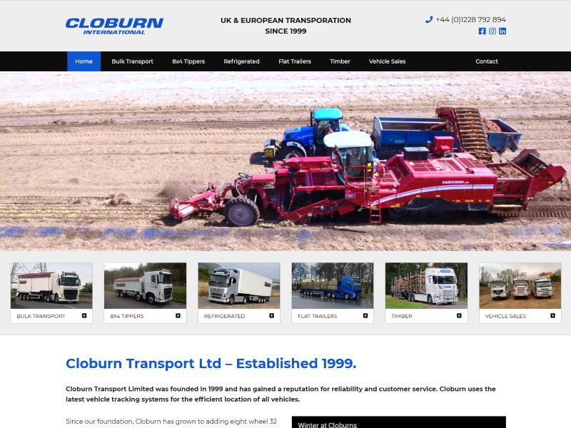 Cloburn International - UK & European Transporation since 1999