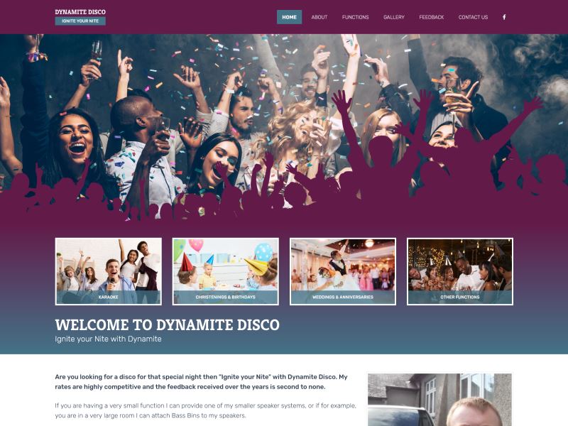 Dynamite Disco - Mobile DJ based in Carlisle, Cumbria