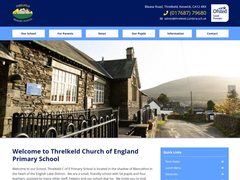 Threlkeld Primary School - Primary School in Threlkeld, Cumbria