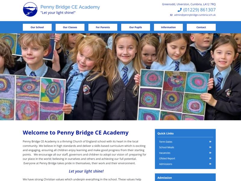 Penny Bridge CE Academy - Primary School in Ulverston, Cumbria