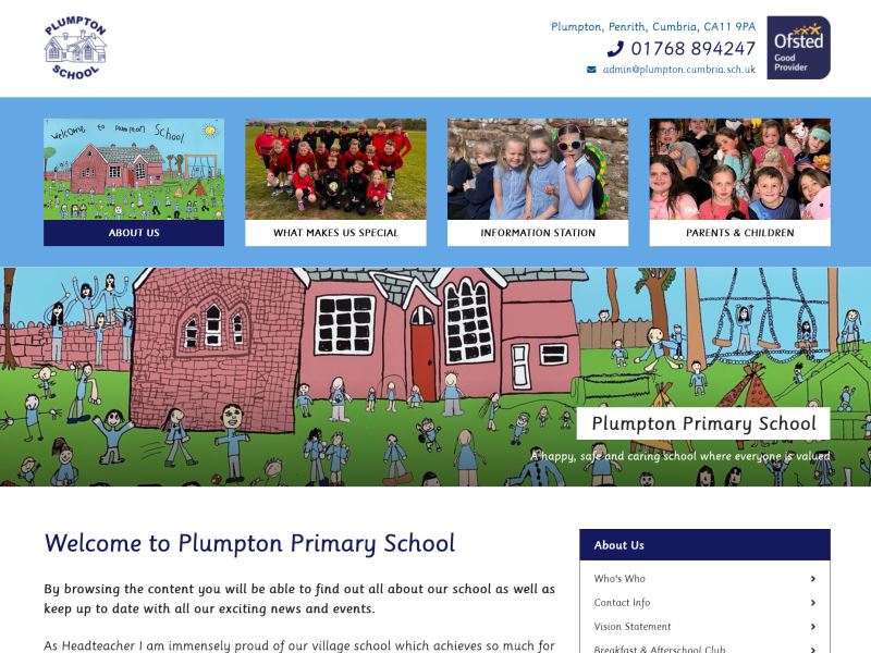Plumpton Primary School - Primary School in Penrith, Cumbria