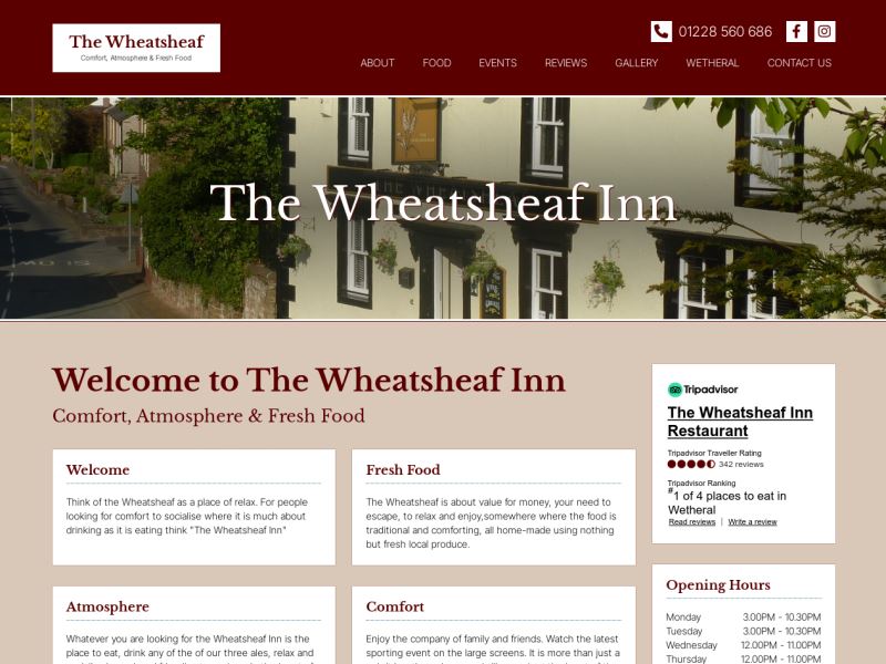 The Wheatsheaf Inn - Public House in Wetheral, Carlisle