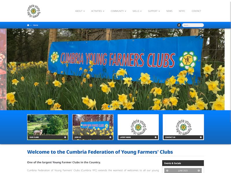 Cumbria Young Farmers Clubs - One of the largest Young Farmer Clubs in the Country.