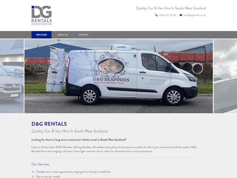 D&G Rentals Ltd - Quality Car & Van Hire In South West Scotland
