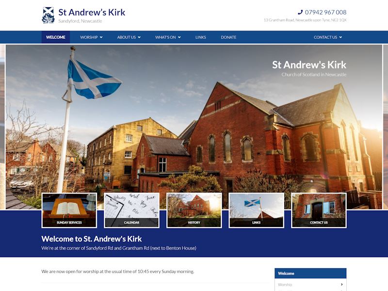 St Andrew's Kirk - Church of Scotland in Newcastle