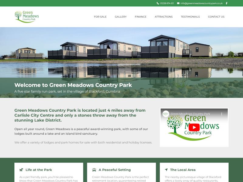 Green Meadows Country Park - A five star family run park, set in the village of Blackford, Cumbria