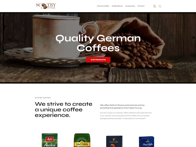 Scotby Coffee - Suppliers of Quality German Coffee.