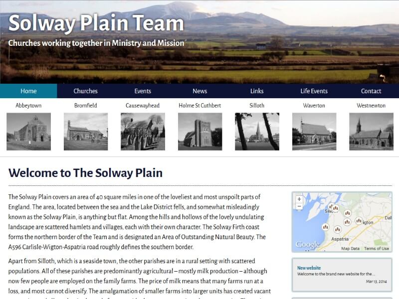 Solway Plain Churches - The Solway Plain Team is part of the Church of England in Cumbria.