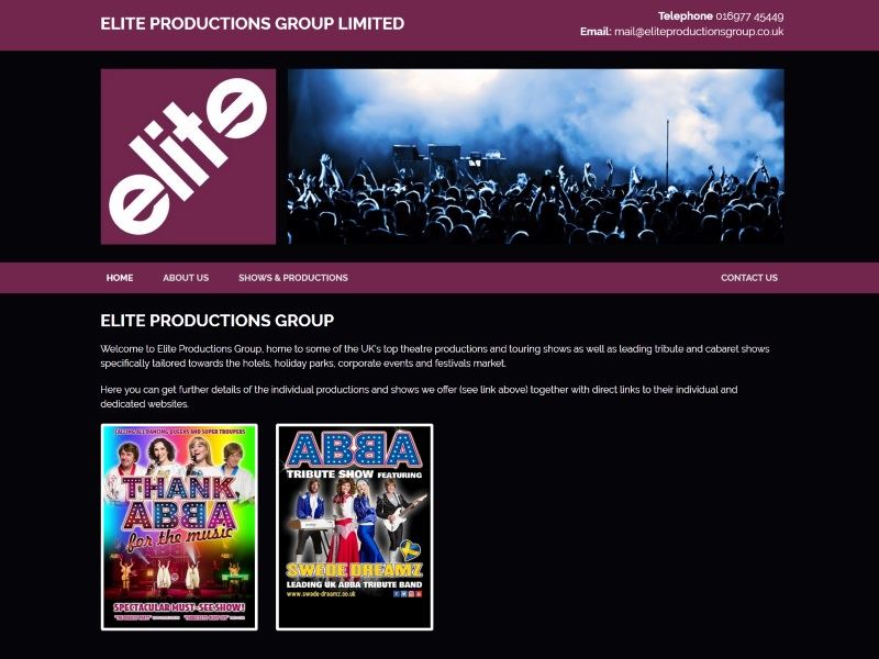 Elite Productions Group - Quality Entertainment Productions