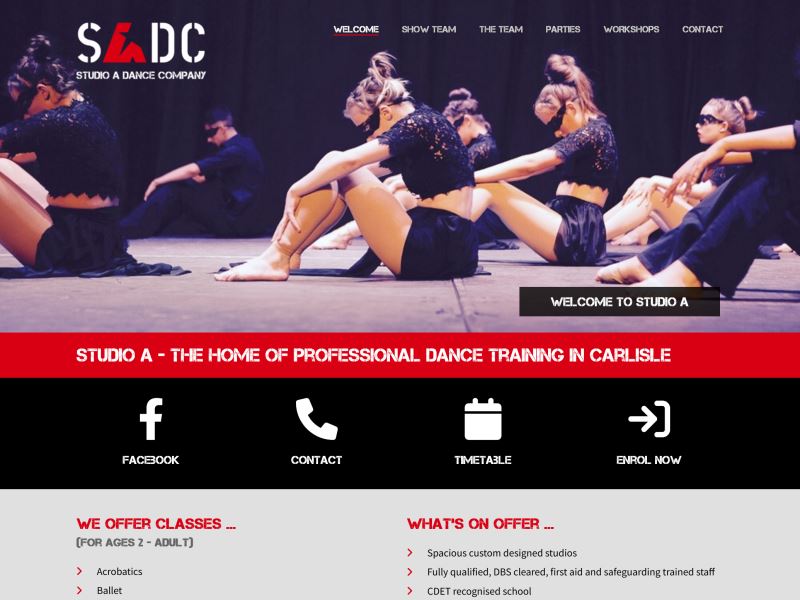 Studio A Dance Company - The Home of Professional Dance Training in Carlisle