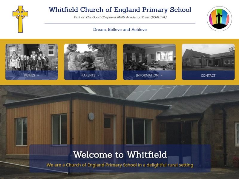 Whitfield CE Primary School - Located in a village in the North Pennines - an Area of Outstanding Natural Beauty. 